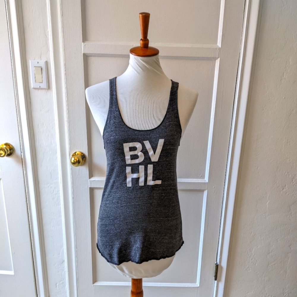Soulcycle gray racerback Beverly Hills tank top size medium